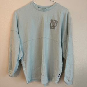 Walt Disney World Light Blue Glitter Spirit Jersey - M